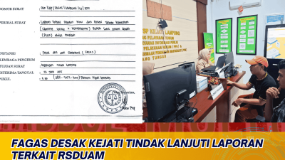 Fagas Tagih Komitmen Kejati Terkait laporan RSUDAM