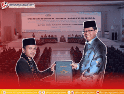 Rektor UIN Lampung Kukuhkan 298 Guru Profesional PPG PAI