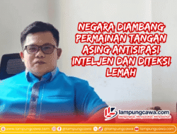 Negara Diambang Permainan Tangan Asing Antisipasi Inteljen dan Diteksi Lemah