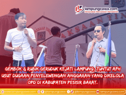 LSM Gembok dan Rubik Desak Kejati Usut Dugaan Penyelewengan Anggaran Tiga OPD Kabupaten Pesisir Barat