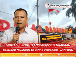 LSM SIMULASI Desak Transparansi Pengelolaan Anggaran 8 Proyek Dinas Pariwisata Lampung Senilai Miliaran Rupiah