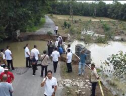 Gubernur Lampung Perintahkan Penanganan Cepat Jembatan Kali Nughik yang Putus