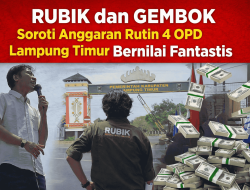 Anggaran Rutin Fantastis 4 OPD Lampung Timur: Urgensi Transparansi di Tengah Defisit Ruang Publik