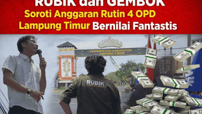 Anggaran Rutin Fantastis 4 OPD Lampung Timur: Urgensi Transparansi di Tengah Defisit Ruang Publik