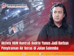 Aktivis HAM KontraS Andrie Yunus Jadi Korban Penyiraman Air Keras di Jalan Salemba Jakarta Pusat